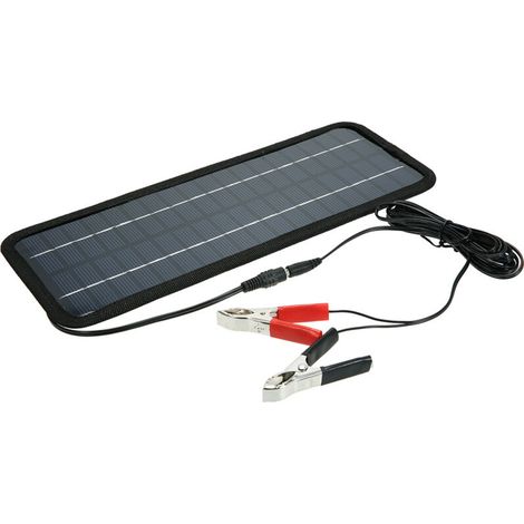 Jeffergarden Panneau Solaire 4.5W 12V/18V,Panneau Solaire Portable,cellule solaire monocristalline,avec 2 Ventouses,pour Batteries,Camping-car,Bateau (1/5)