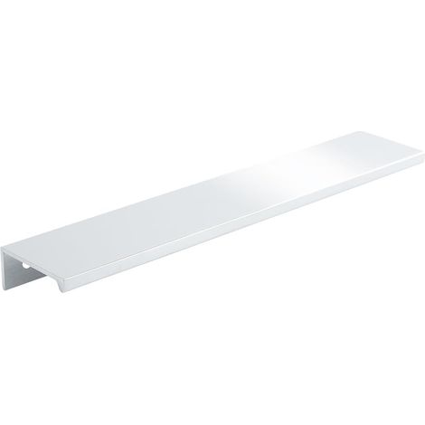 Poignée de meuble 340 mm profil Lucata poignée aluminium tiroir armoire porte meuble quincaillerie placard cuisine chambre, chrome (1/4)