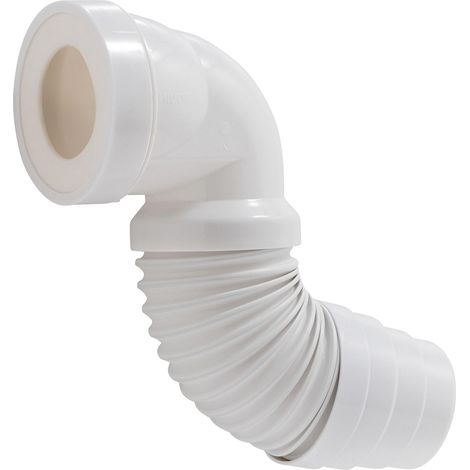Wirquin – Pipe wc coudée extensible à coller – Raccordement facile pour évacuation – Corps extensible pour installations complexes