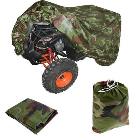 Telo coprimoto impermeabile mimetico per ATV, protezione per tutte le stagioni, compatibile con Honda, Yamaha, Polaris e Kawasaki (1/5)