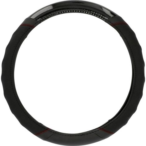 Cartrend Lenkradhülle schwarz-carbon Lenkradhüllen