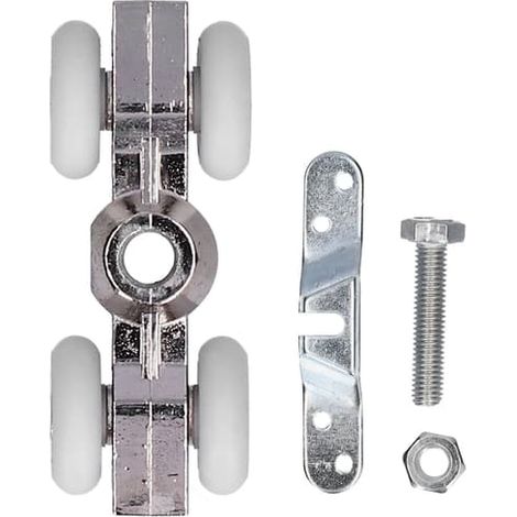 Accessoire de remplacement pour roulette extérieure de suspension de porte de douche coulissante, 22 mm (1/5)