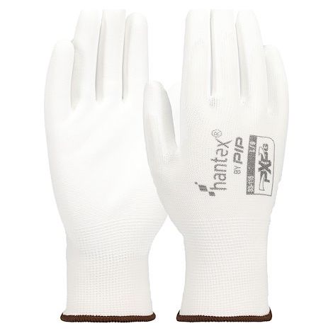 Gants de propreté tricotés blancs G-TEK - La paire - taille 9 - Lot de 10