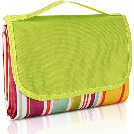 Couverture de Pique-Nique 200 x 200 cm en Tissu Oxford 600D avec Enduction PVC Imperméable – Idéale pour Voyages, Camping et Loisirs en Plein Air (1/4)