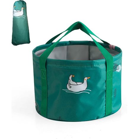 Baignoire pliable de 24 L pour grands pieds, spa pour les pieds portable, seau d'eau pliable pour les voyages et le camping-AquaForge (1/5)
