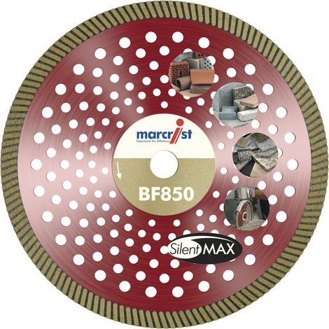 MARCRIST Diamant-Trennscheibe BF850 SilentMax 125 x 22,2 mm Baumaterialien