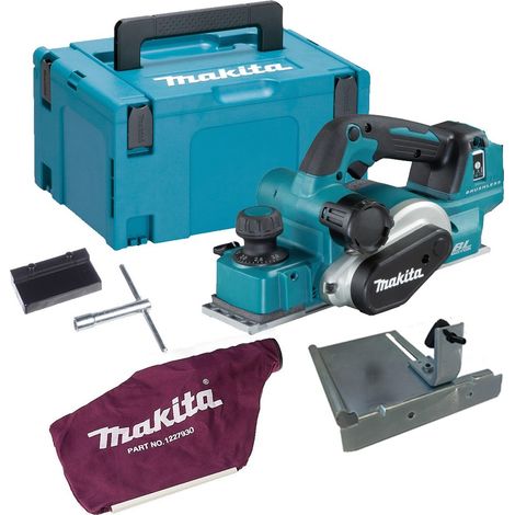 Makita DKP181Z 18v LXT Brushless Cordless Planer 82mm + MakPac Case + Dust Bag (1/4)
