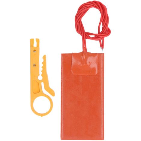 Coussin chauffant en silicone, sûr, efficace, flexible, 12V 15W, 250℃. (1/5)