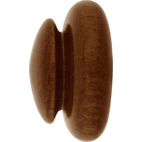 Spezialholzklemme 28x43 mm. Nussbaum
