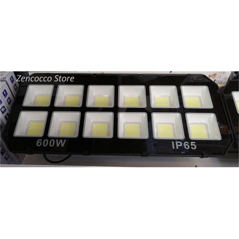 FARO LED FARETTO 600W Flood Light smd LUCE Bianca Fredda 960 led ESTERNO ip65 lm