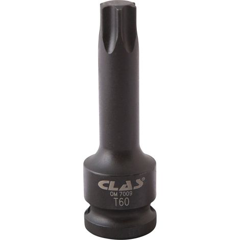Douille embout choc torx T60 1/2" Cr-Mo - SA 7025 - CLAS Equipements