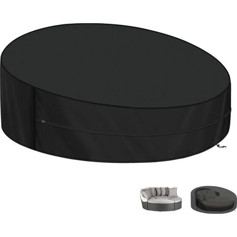 Housse Lit de Jardin Rond Couverture de Lit de Jardin (1/5)