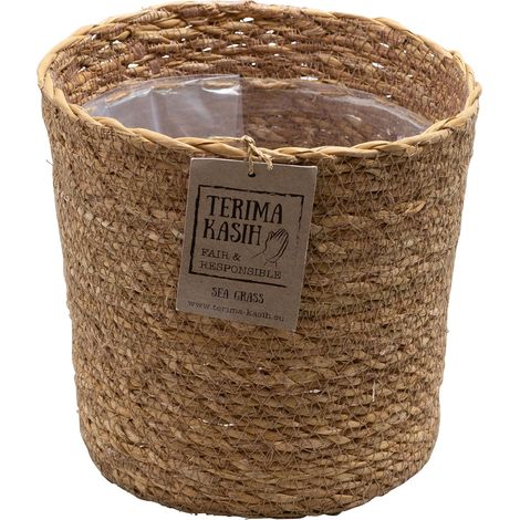 Panier Lux – Jonc de mer – Terami Kasih – ⌀12 cm – 10-15 cm