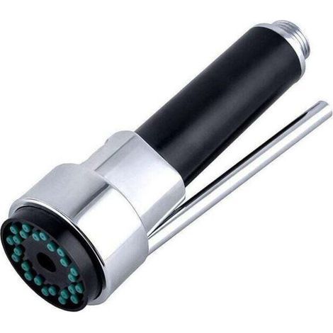 Douchette Robinet Cuisine Laiton Douchette Evier Cuisine Rétractable Mitigeur Douchette Remplacement pour Robinet Douchette Extensible, Chromé, G1/2, (1/5)