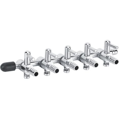 Régulateur De Débit En Acier Inoxydable Pour Aquarium Tuyau D'air Séparateur De Contrôle Accessoires Pour Pompe À Air Aquarium (1/5)
