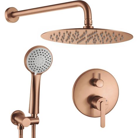 SET DOCCIA INCASSO REA JS-1180BRG BRUSH COPPER
