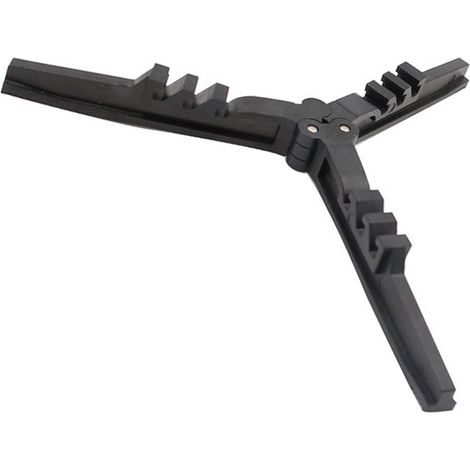Trépied pour réchaud de camping en nylon plastique haute résistance, pliable, stable et robuste, support pour bidon de combustible, idéal pour les voyages en plein air. (1/5)