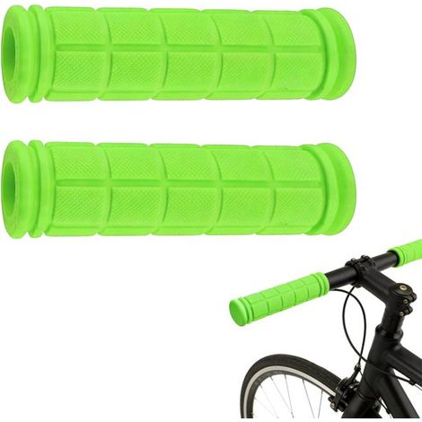 1 Paar Fahrradlenkergriffe farbenfrohe, weiche Gummilenkergriffe Fahrradlenkerhandschuhe ergonomische, rutschfeste, weiche Gummigriffe für Mounta (1/5)