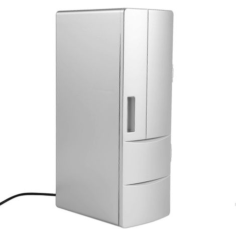 Mini réfrigérateur USB / Refroidisseur de boissons en canette / Refroidisseur de bière / Réfrigérateur isotherme / Réfrigérateur de voyage / Glacière / Portable pour voiture/bureau (1/5)