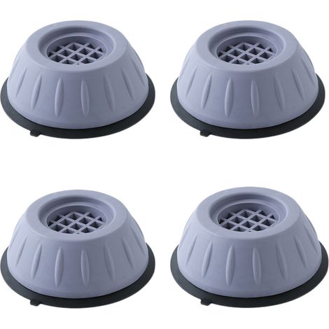 4 Patins Anti-vibration, Support Lave-linge, Caoutchouc Anti-dérapant, Réducteur de Bruit, Pour Lave-linge et Séchoir (1/5)