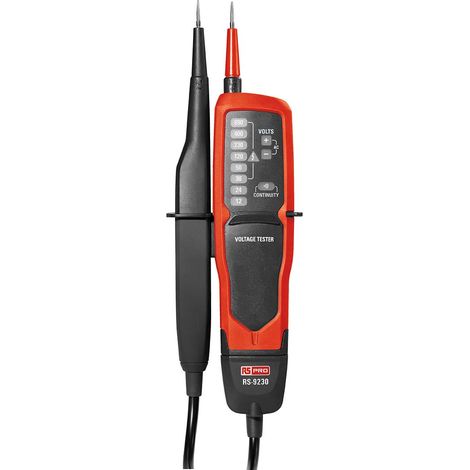 Détecteur de tension RS PRO DT-9230 600V c.a. / V c.c. max, IP64 ( Prix pour 1 )