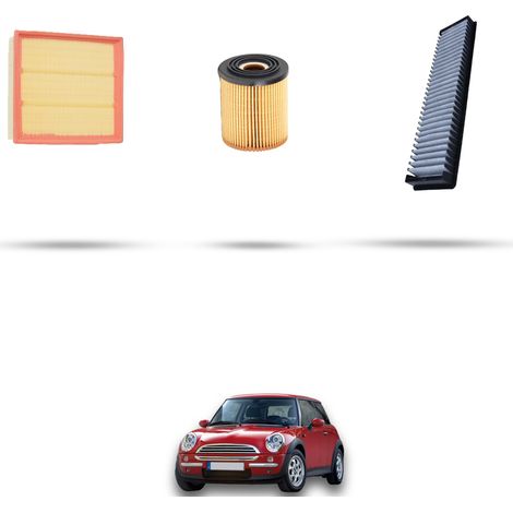 Kit tagliando 3 filtri compatibile con Mini Cooper 1.6 S 120kw dal 2002 (1/5)