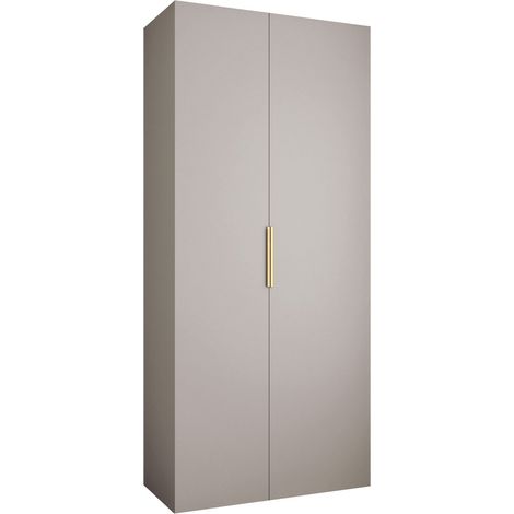 Armario Hartford 572, Cachemira, 246x110x52cm, Puertas de armario: Con bisagras, Número de estantes: 6 (1/5)