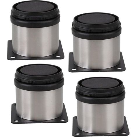 Verstellbare Füße – Möbelfüße – Tischbeine – höhenverstellbar 0–15 mm – 4 Stück – Höhe 50 mm (1/5)