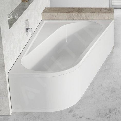 Ravak Chrome - Panneau frontal 1600x1050 mm, gauche, blanc CZA5100A00 (1/3)
