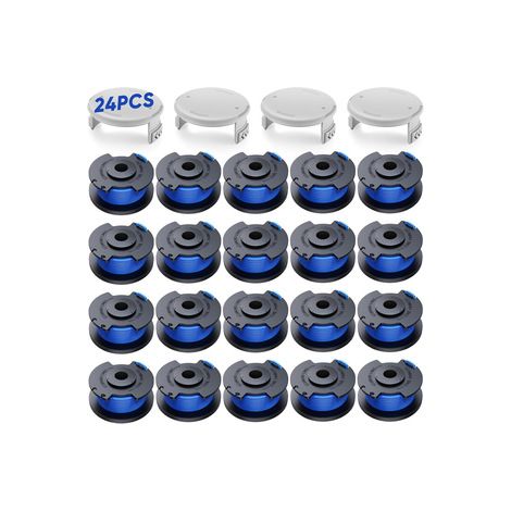 Kit super capacité pour Ryobi AC14RL3A – Bobine R20+4 capot bleu – Idéal pour grandes pelouses et herbes denses (1/5)