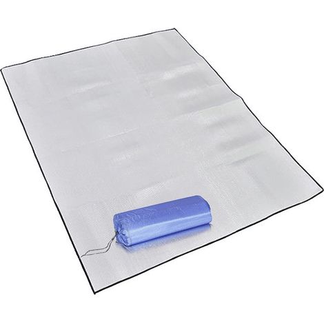 Tapis isolant en aluminium, tapis en mousse, tapis de camping, tapis isolant, couverture isolante, tapis de tente pliable, tapis de sol, tapis thermique, tapis en aluminium (1/5)