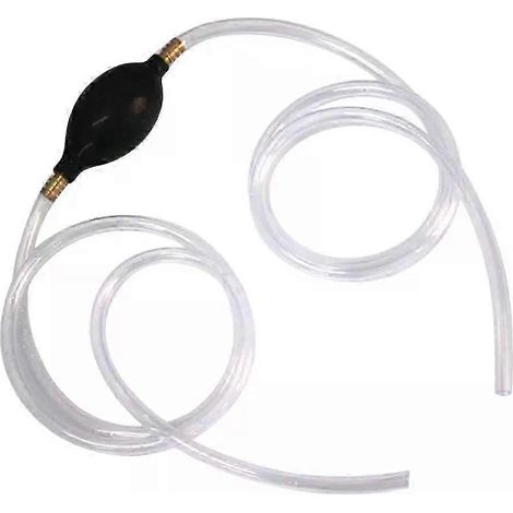Pompe de transfert de carburant manuelle, pompe à siphon portable pour liquides et fluides, ventouse souple en PVC pour essence et diesel, compatible avec véhicules, bateaux et moteurs hors-bord - JXL (1/5)