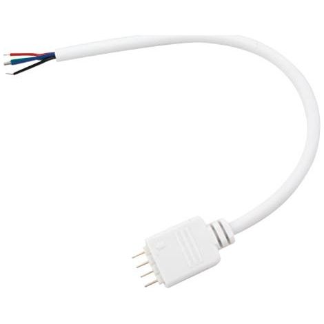 Connecteur mâle pour contrôleur de bande LED RGB 24 V (1/2)