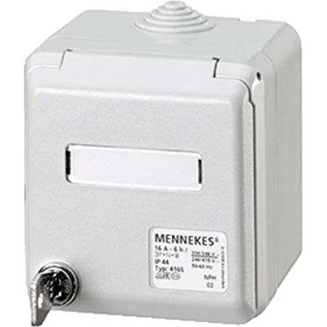 Mennekes CEPEX-CEE-STECKDOSE 400V-5X16A (4165  M.SCHLOSS IP44)