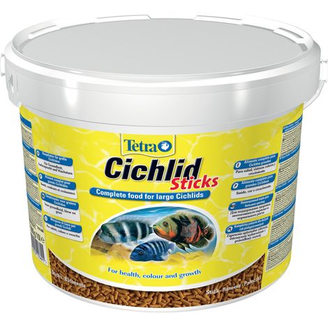 Tetra Cichlid Sticks nourriture poisson brun 2.9 kg