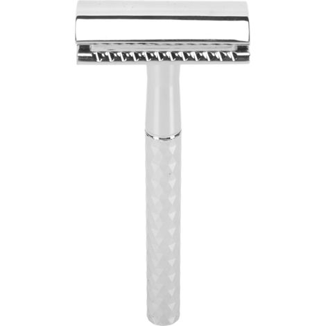 Tondeuse à barbe manuelle à double lame, en alliage de sécurité réutilisable et antidérapante. (1/5)