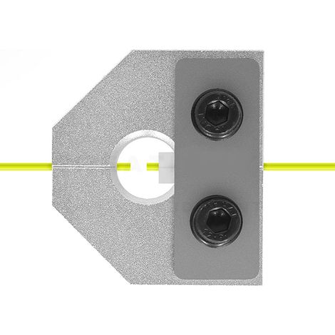 Connecteur soudeur de filament 3D haute précision, raccord robuste argenté pour imprimante 1,75mm PLA ABS, avec clé de serrage (1/5)