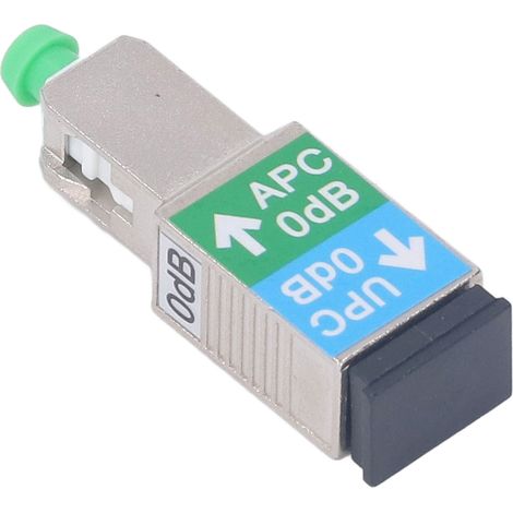 Adaptateur connecteur fibre optique SC APC mâle vers UPC femelle hybride, compatible testeur VFL, convertisseur de raccord. (1/5)