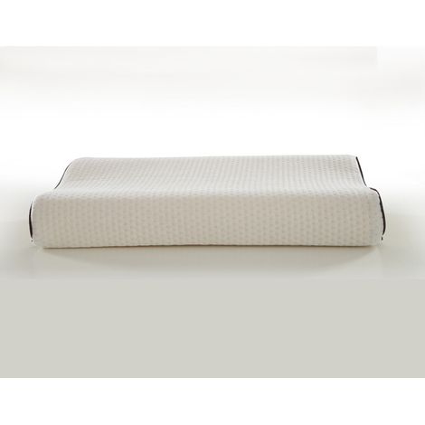 Oreiller cervical ergonomique en mousse à mémoire de forme, oreiller cervical orthopédique, hauteur-AquaForge (1/5)