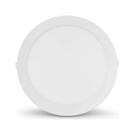 Plafonnier LED SLIMY PC 24W Rond Ø300 mm Miidex Lighting® blanc-neutre-4000k - blanc