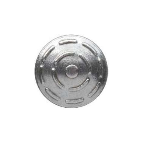 Dinac – Clou podotactile acier zingué pour passage à trafic intense – Tête striée 25mm – Tige 8,3mm de longueur 17mm – Sécurise zones piétonnes (1/6)