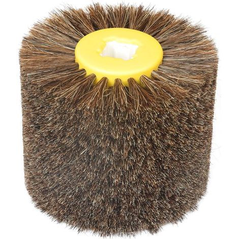Brosse De Ponçage, Brosse De Polissage En Crin De Cheval Brosse De Texture, Brosse Satinée, Roue Brossée Pour Poncer Le Bois (1/5)