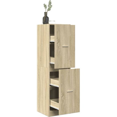 vidaXL Armadietto da Farmacia Rovere Sonoma 40x41x144,5 cm