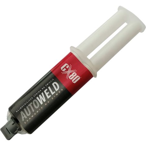 CX80 AUTO WELD Durcisseur de colle époxy pour soudage à froid en seringue