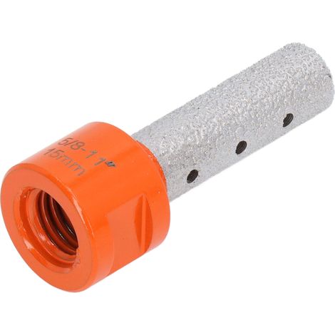 Fraise diamantée pour agrandir, tailler et façonner les trous dans le granit et le quartz, 15 mm / 0,59 po (1/5)