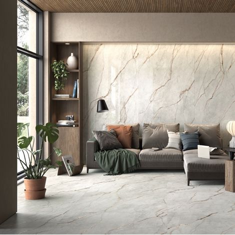Carrelage Effet Marbre THE ROOM 60x120 cm Grey Roots (1/4)