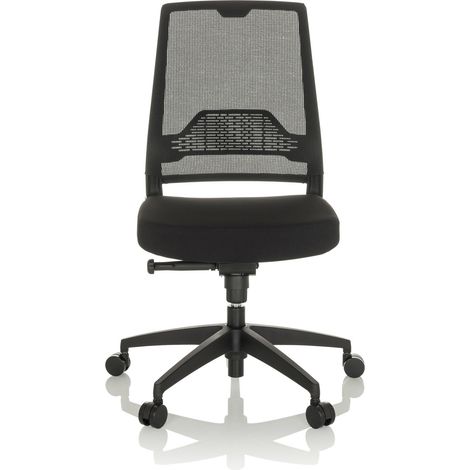 [NEUWERTIG] B-Ware Hjh Office Bürostuhl Chefsessel Drehstuhl Netzstoff Lendenstütze Schwarz