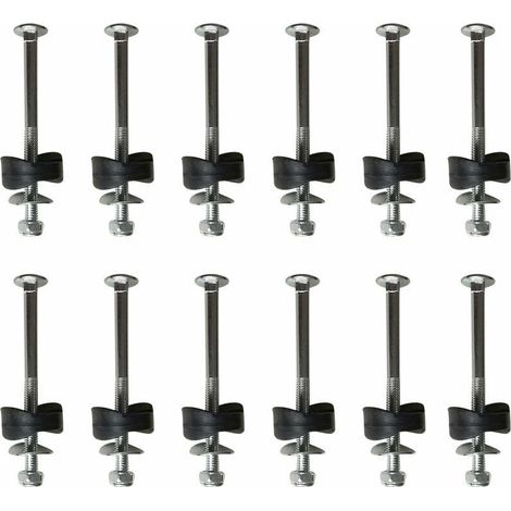 Lot de 12 entretoises de trampoline avec vis pour fixer le trampoline - accessoires de rechange pour trampoline
