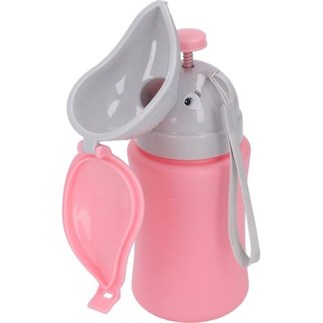 Portable Emergency Urinal Toilet Pee Training Cup for Baby Child Girl, Pink for Girls (1/5)