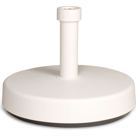Pie parasol exterior blanco BASE RELLENABLE 17 garbar (1/5)